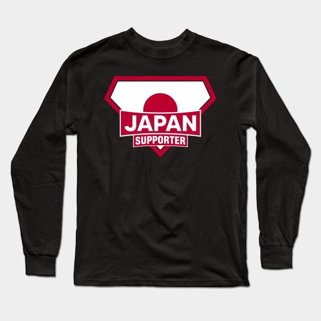 Japan Super Flag Supporter Long Sleeve T-Shirt by ASUPERSTORE